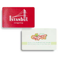 تصویر کارت ویزیت سلفون دورگرد