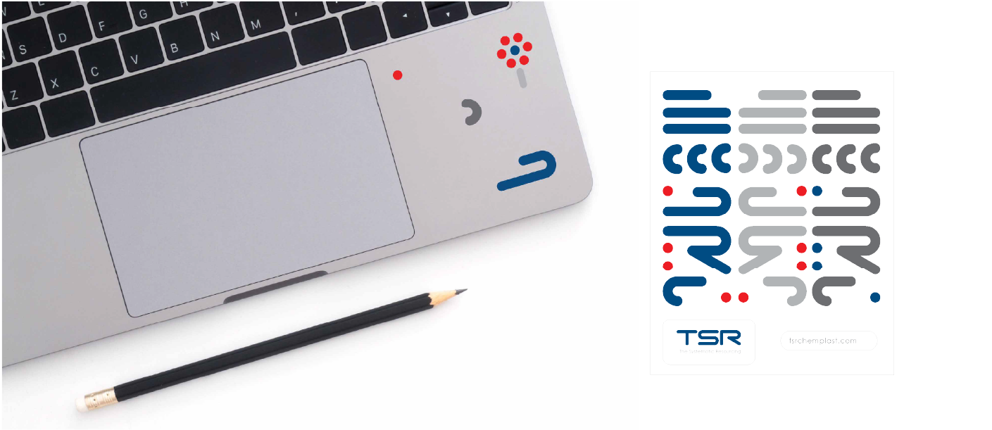 نمونه پترن و آیکن‌ست استخراج‌شده از لوگو